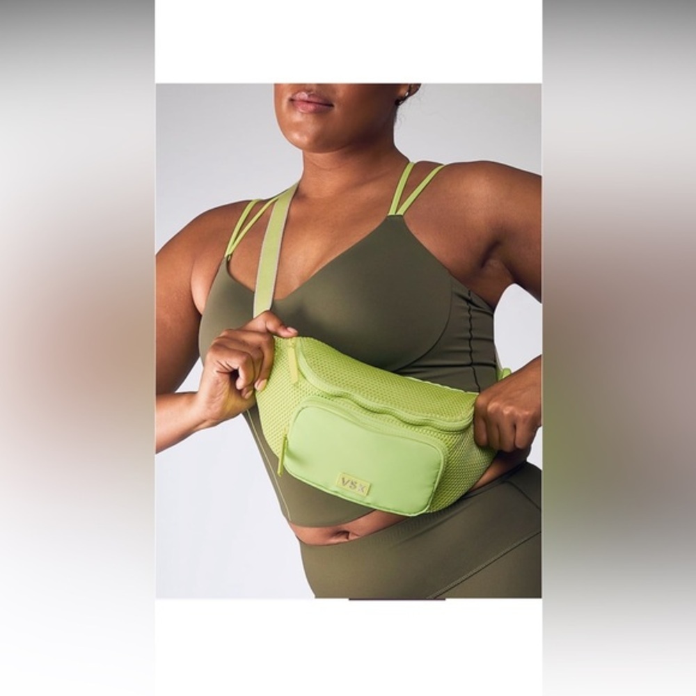 VSX Neon Green Mesh Waist Bag